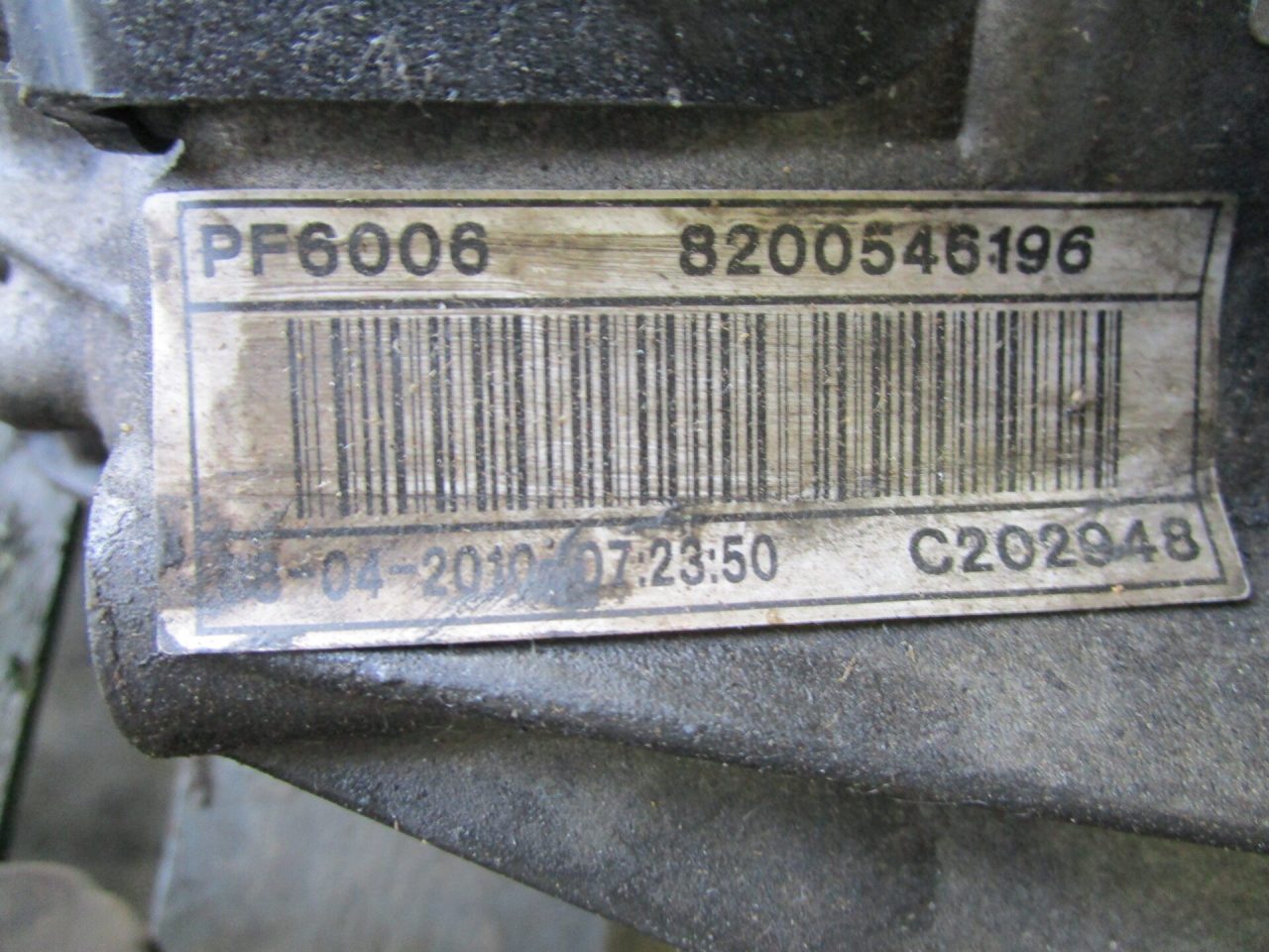 CAMBIO MANUALE 6 MARCE RENAULT MASTER MOTORE G9UA6/A7 2003 - 2006 - immagine 2