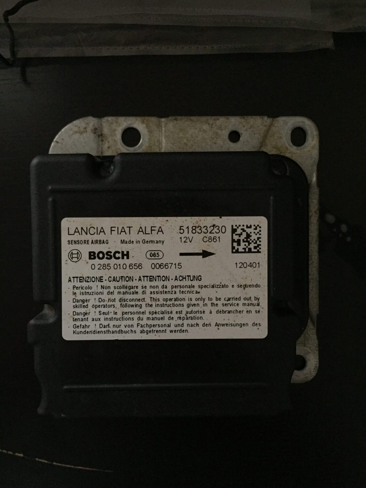 KIT AIRBAG NEW LANCIA YPSILON DAL 2011 AD OGGI - immagine 6