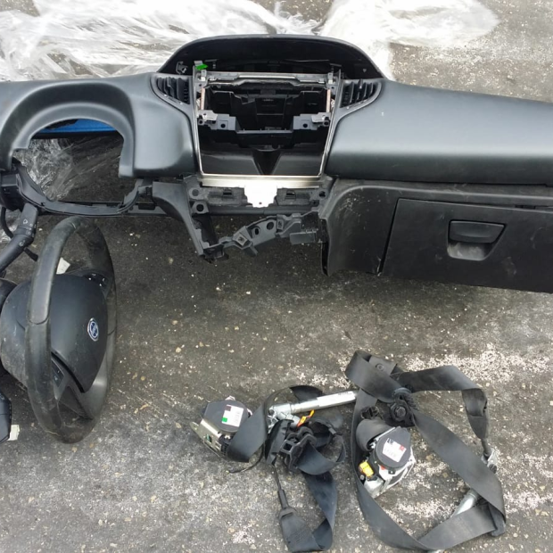 KIT AIRBAGS COMPLETO LANCIA NEW YPSILON DAL 2012 IN POI