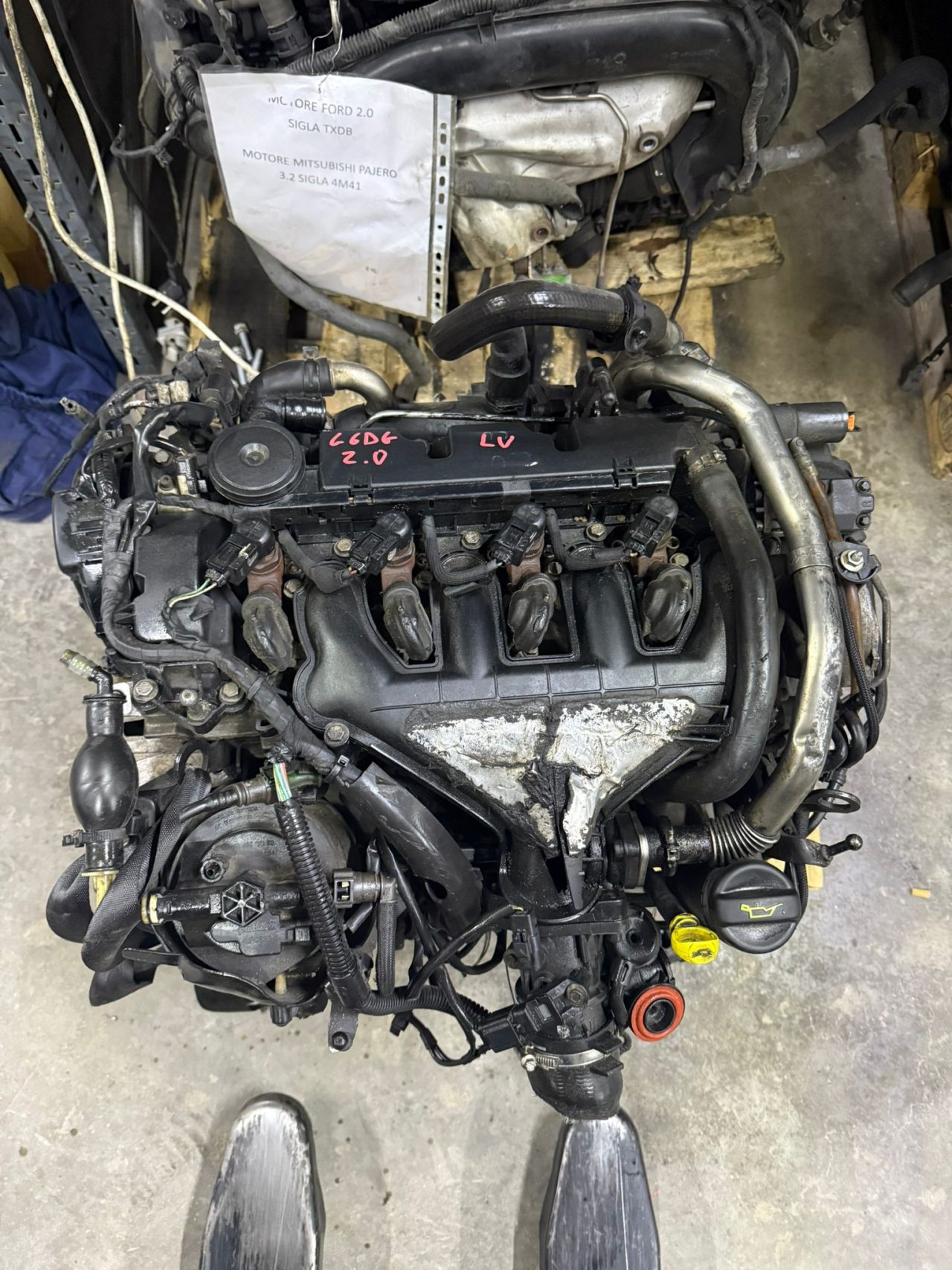 MOTORE FORD 2007-2013 2.0cc 100 KW TD